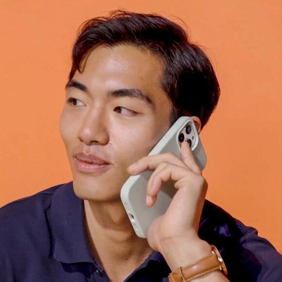 iPhone 12 Pro Max Silicone Phone Case, Stone - Picture 1 of 14